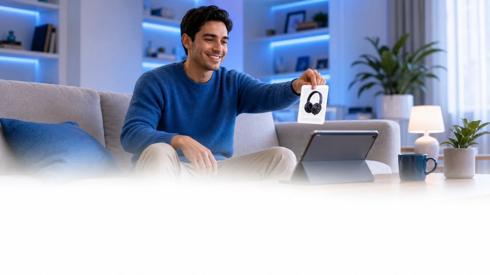 Persona compartiendo un link para que Soltek compre por ella